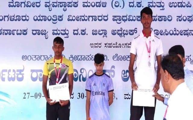 ತೇಜಲ್ ಕೆ.ಆರ್ ಇವರು ರಾಜ್ಯಮಟ್ಟದ ಅಥ್ಲೆಟಿಕ್ ಕ್ರೀಡಾಕೂಟದಲ್ಲಿ ಬೆಳ್ಳಿಯ ಪದಕ ಪಡೆದರು.