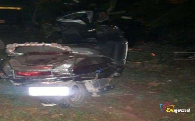 ಪಾದಚಾರಿಯೋರ್ವರಿಗೆ ಸ್ಕೂಟರ್ ಡಿಕ್ಕಿ.