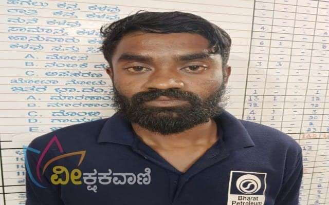 ಬಾಗಲಕೋಟೆ ಜಿಲ್ಲೆಯ ಗುಳೇದಗುಡ್ಡದ ಲಕ್ಷ್ಮಣ್ ಅಂಬಾಜಿ(26) ಬಂಧಿತ ಆರೋಪಿ.