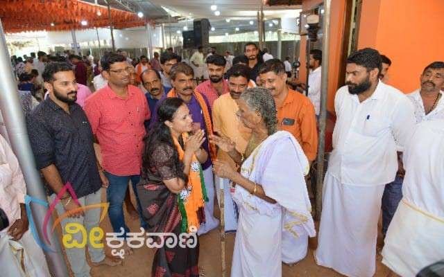 ಬಿಜೆಪಿ ಅಭ್ಯರ್ಥಿ ಎಂ.ಎಲ್ ಅಶ್ವಿನಿಯವರ ಪ್ರಚಾರ ಕಾರ್ಯ ಭರದಿಂದ ನಡೆಯುತ್ತಿದೆ.