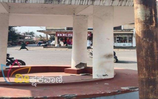 ಉಡುಪಿ ಚಿತ್ತರಂಜನ್ ವೃತ್ತದ ಮಂಟಪಕ್ಕೆ ಹಾನಿ