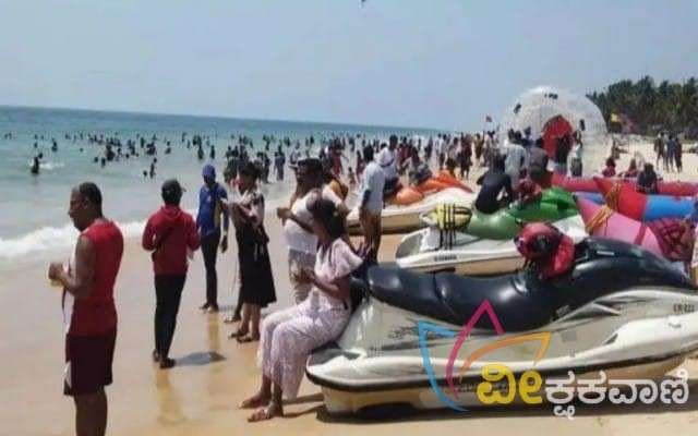 ಮಲ್ಪೆ ಬೀಚ್‌ನಲ್ಲಿ ಅಲೆಗಳ ಅಬ್ಬರ