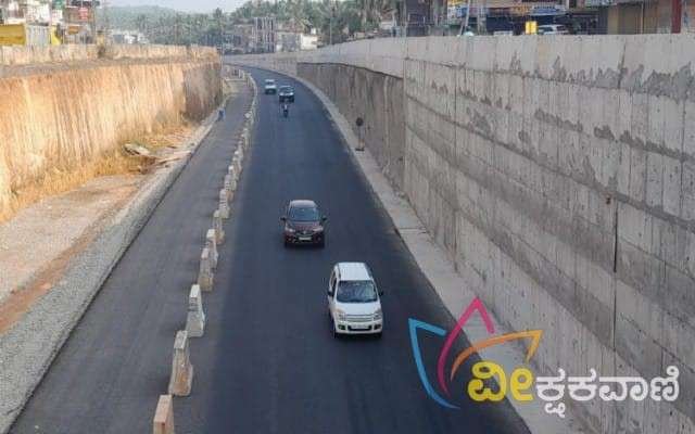 ಹೊಸಂಗಡಿಯಲ್ಲಿ ನೂತನ ರಸ್ತೆಯಲ್ಲಿ ವಾಹನ ಸಂಚಾರ